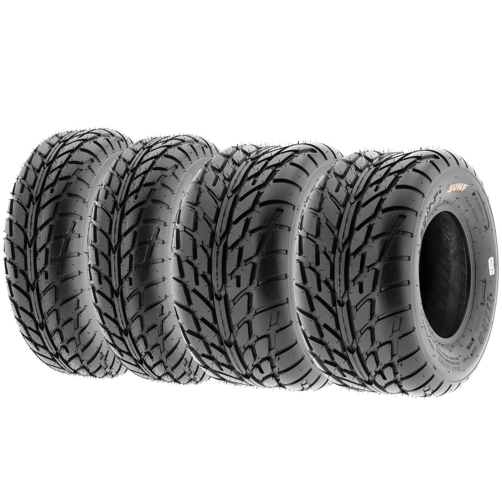 4PCS SunF 19x6-10 19x6x10 & 225/45-9 225/45x9 ATV UTV SxS Tires 6PR A021
