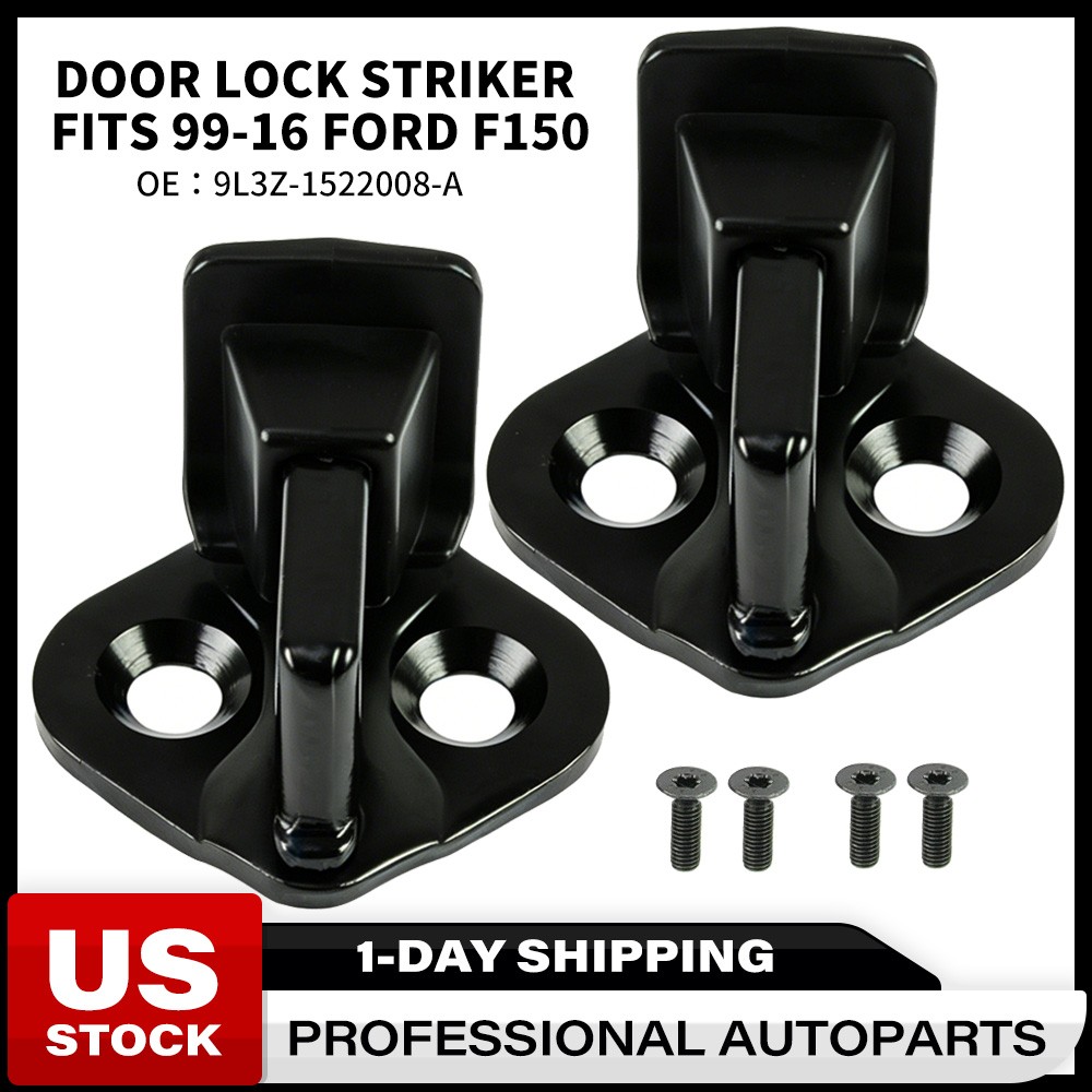 2pc Door Lock Striker Pin w/ Bolt For 1999-2016 Ford F150 F250 F350 9L3Z1522008A 2pc Door Lock Striker Pin w/ Bolt For 1999-2016 Ford F150 F250 F350 9L3Z1522008A