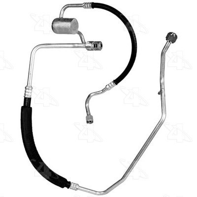 For CADILLAC 1991-1993 Discharge & Suction Line Hose Assembly Four Seasons