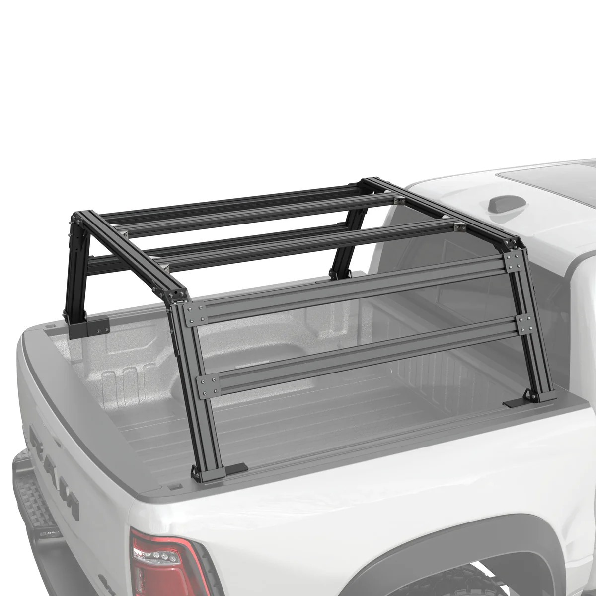 1500LBS Load Truck Bed Ladder Rack For 2009-ON Dodge RAM Aluminum Cargo Pickup