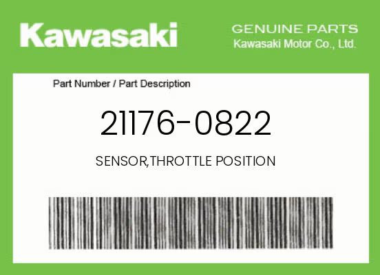 Kawasaki Genuine Sensor,Throttle Position - 21176-0822
