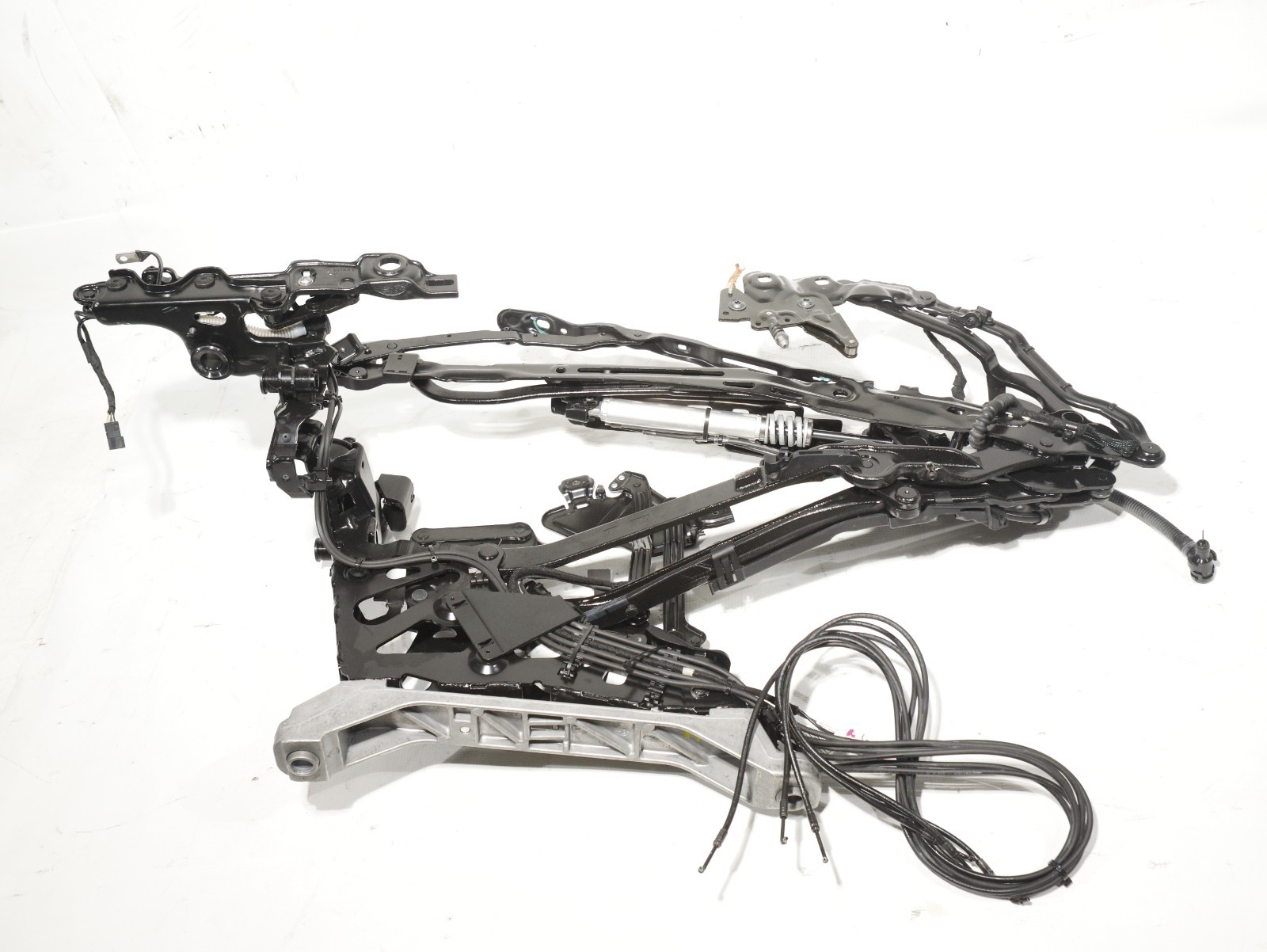 14-20 BMW 4 SERIES F33 F83 CONVERTIBLE LEFT ROOF TOP FRAME HINGE W/ SHOCKS OEM