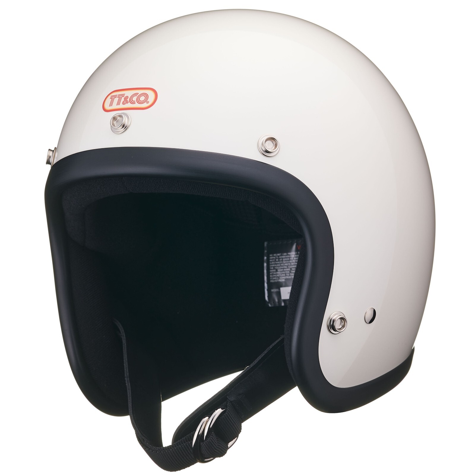 TT&CO Super Magnum Standard Helmet – DOT Open Face Small Shell | Vintage Harley