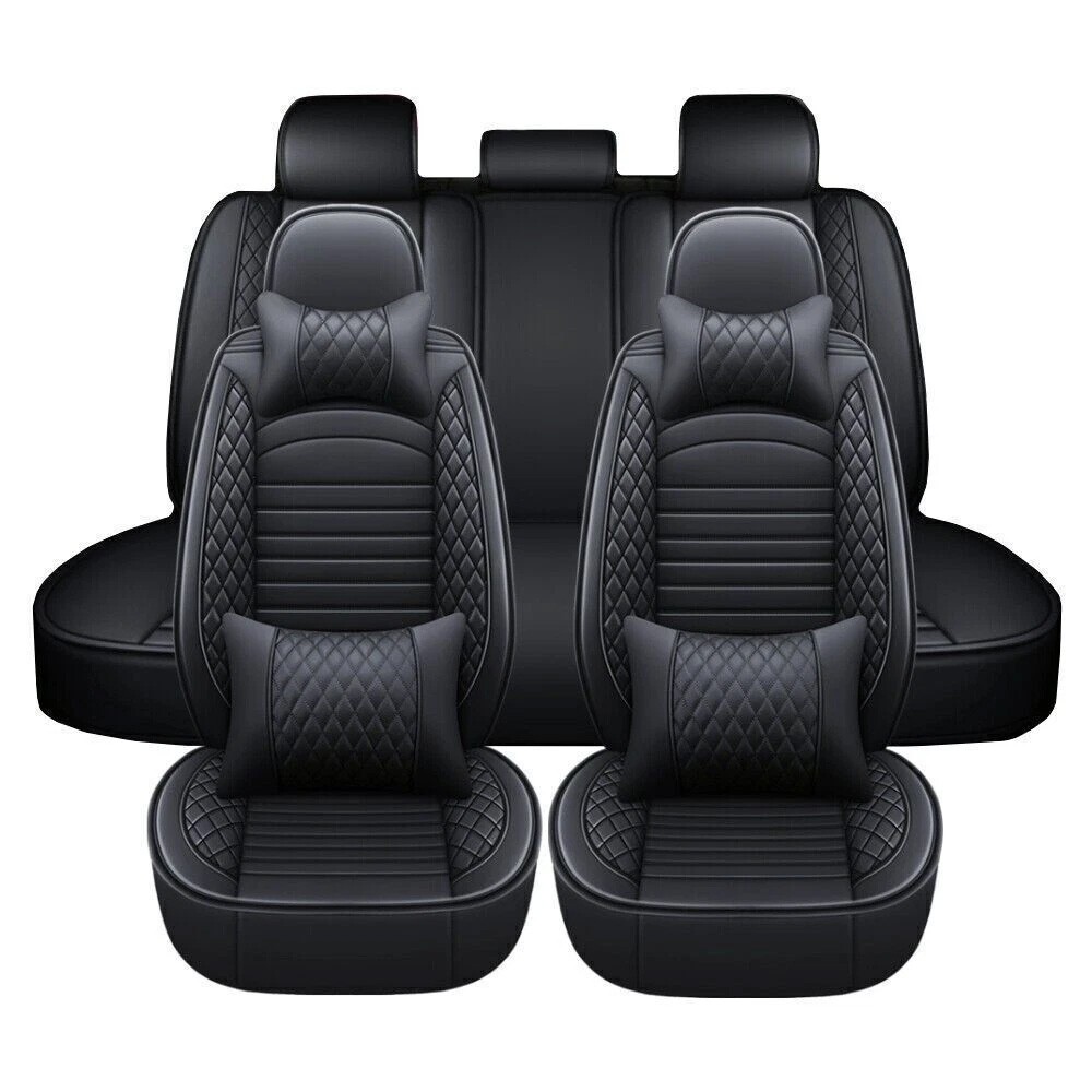 Cubreasientos PU Para Autos Universal Cubre Fundas Asientos De Carros 5 Plazas