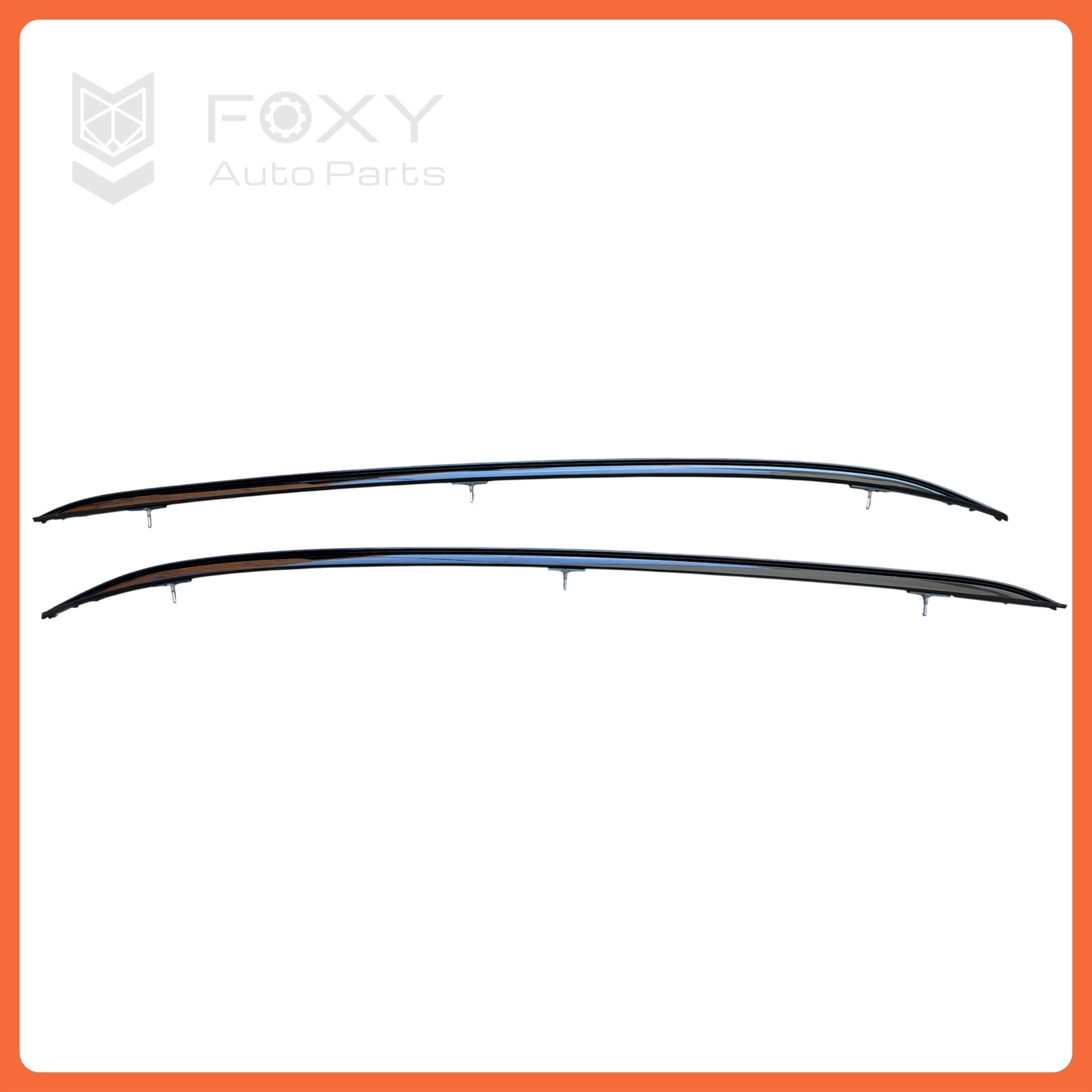 11-17 BMW X3 F25 Roof Rails Left & Right Driver Passenger Set Pair Bar Black OEM 11-17 BMW X3 F25 Roof Rails Left & Right Driver Passenger Set Pair Bar Black OEM