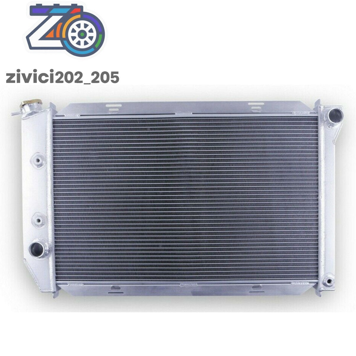 CU381 Aluminum Radiator For 1971-1973 Ford Mustang Mercury Cougar Marquis V8