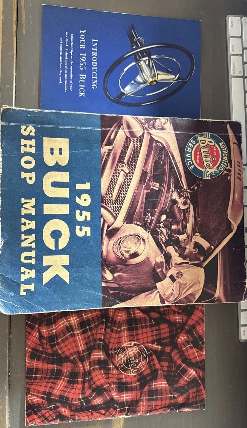 1955 Buick Factory Shop Manual with Owners Guide and Brochure. 1955 Buick Factory Shop Manual with Owners Guide and Brochure.
