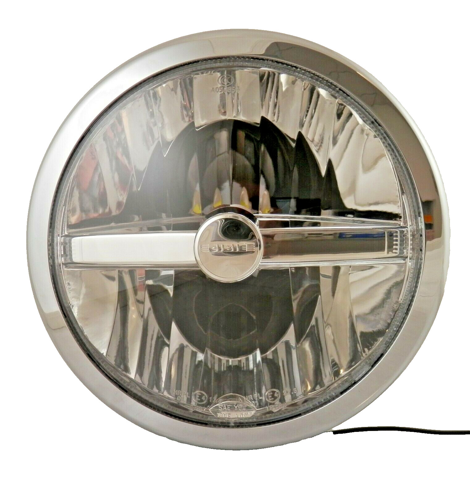 Cibie Oscar Spotlight Set Mini LED Black Chrome x 2 145mm 600 Lumen OEM Valeo