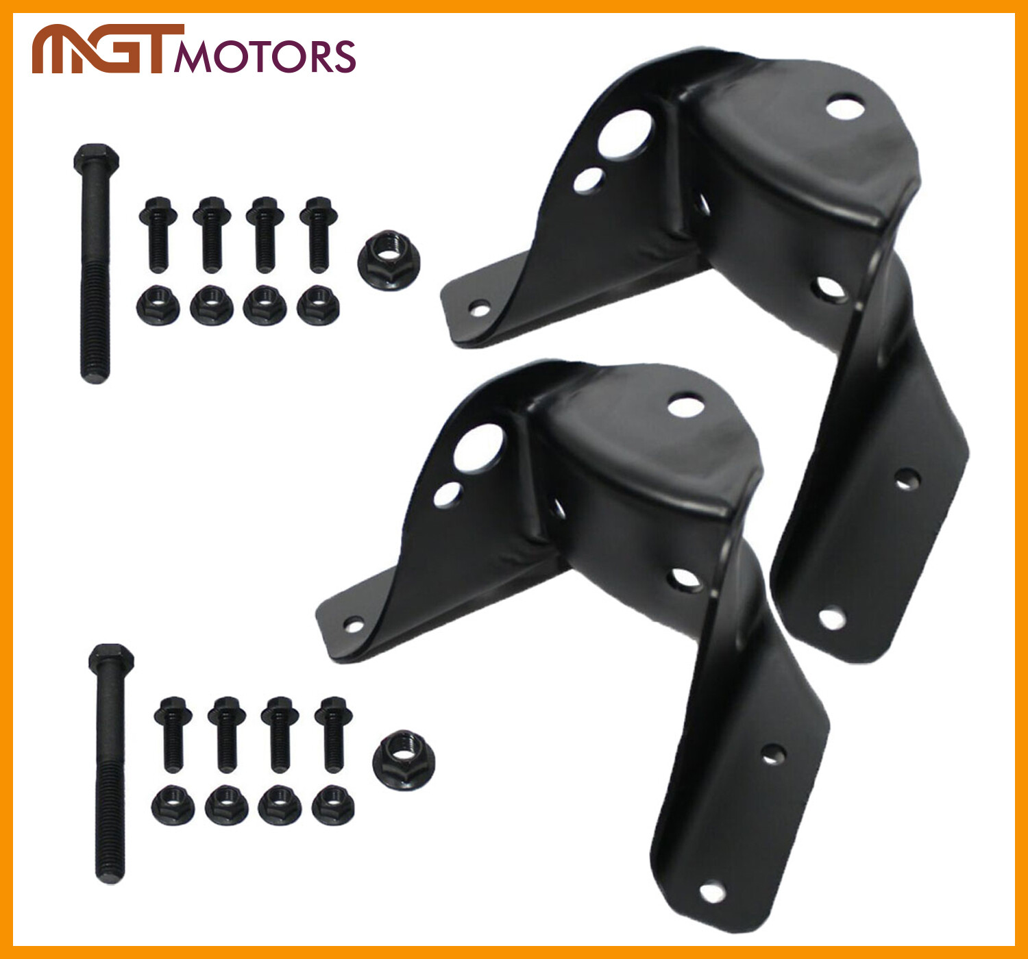 2PCS 722-045 For 1988-1999 Chevy GMC Rear Leaf Spring Forward Mounting Bracket
