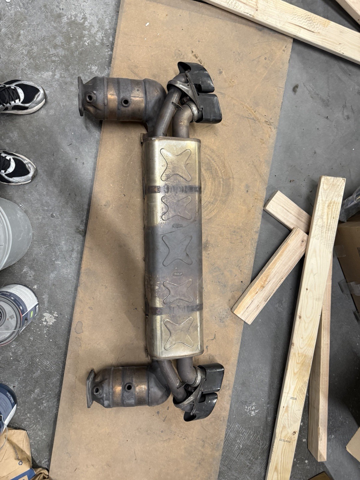 Porsche 911 992 Exhaust System with Catalytic Converters