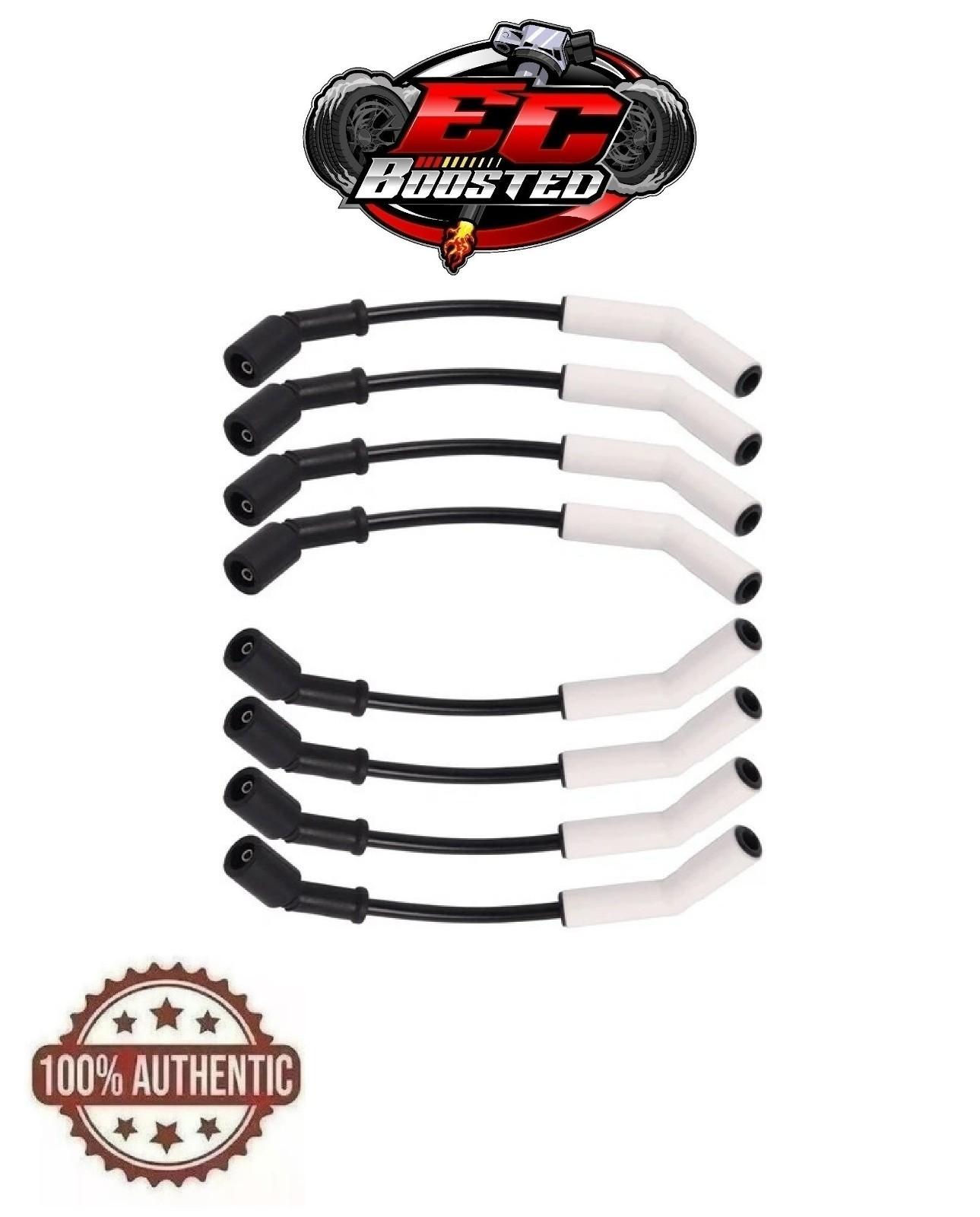 Ceramic LS Spark Plug Wire Set 45* Corvette Camaro GMC Sierra Silverado WT
