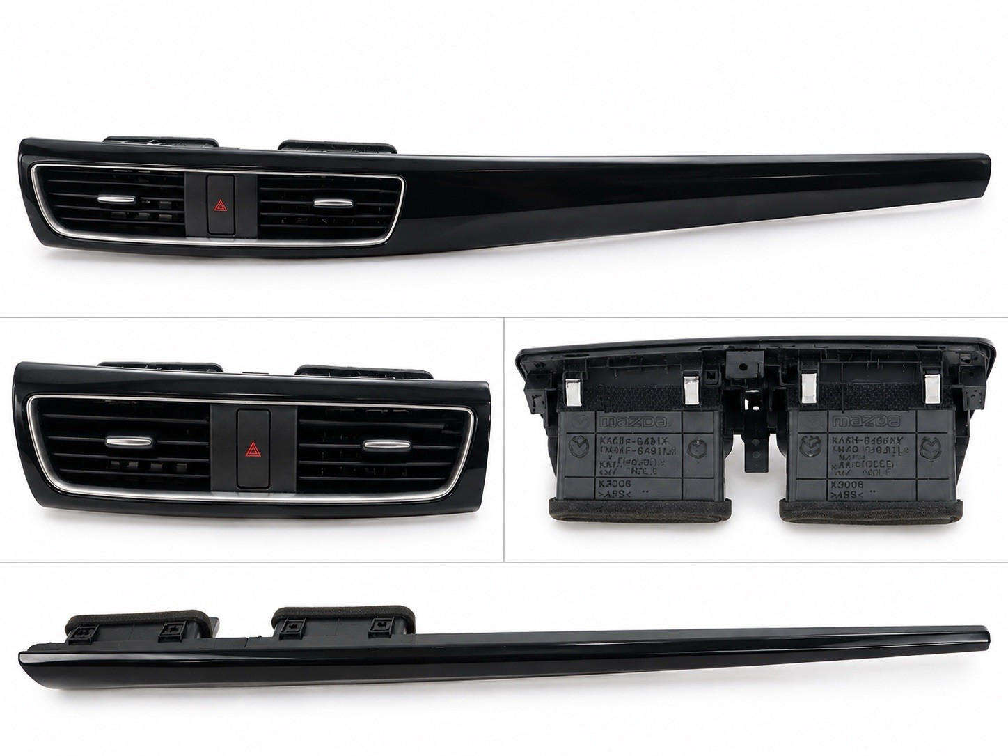 2013-2016 Mazda CX-5 Center Dash Air Vent Trim Hazard Switch KA0G-6491X OEM 2013-2016 Mazda CX-5 Center Dash Air Vent Trim Hazard Switch KA0G-6491X OEM