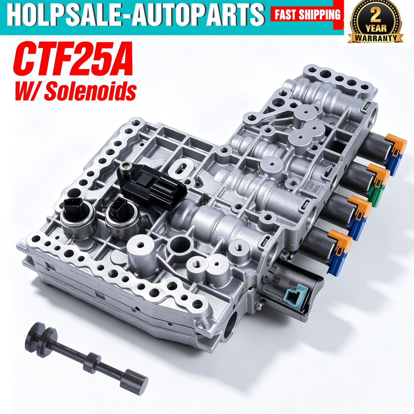 CVT Trans Valve Body W/ 5 solenoids CTF25A for Baojun Wuling 510 530 560 610 630