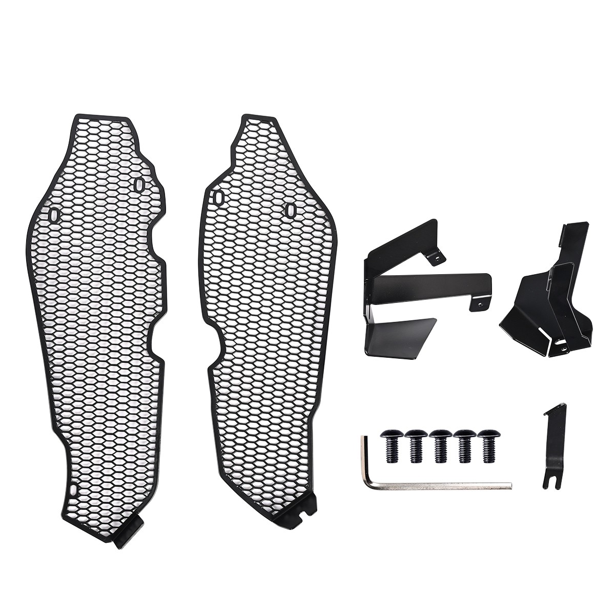 For Corvette C8 2020-2026 Side Intake Mesh Grille Insert Filler Screen CNC 2X