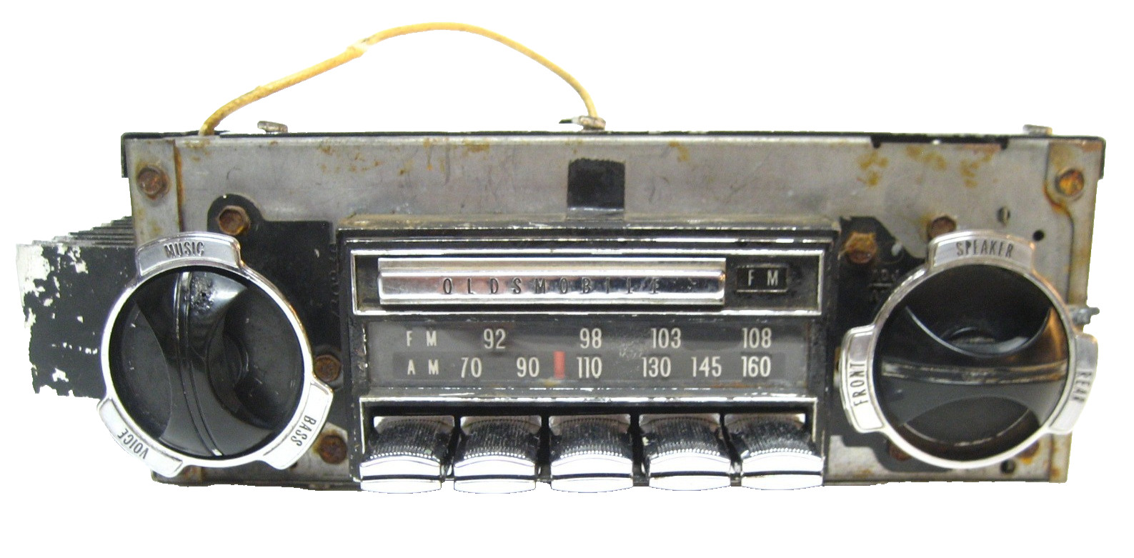 1968 1969 Oldsmobile Cutlass 442 AM-FM Radio Minor Damage Clean But Not Working