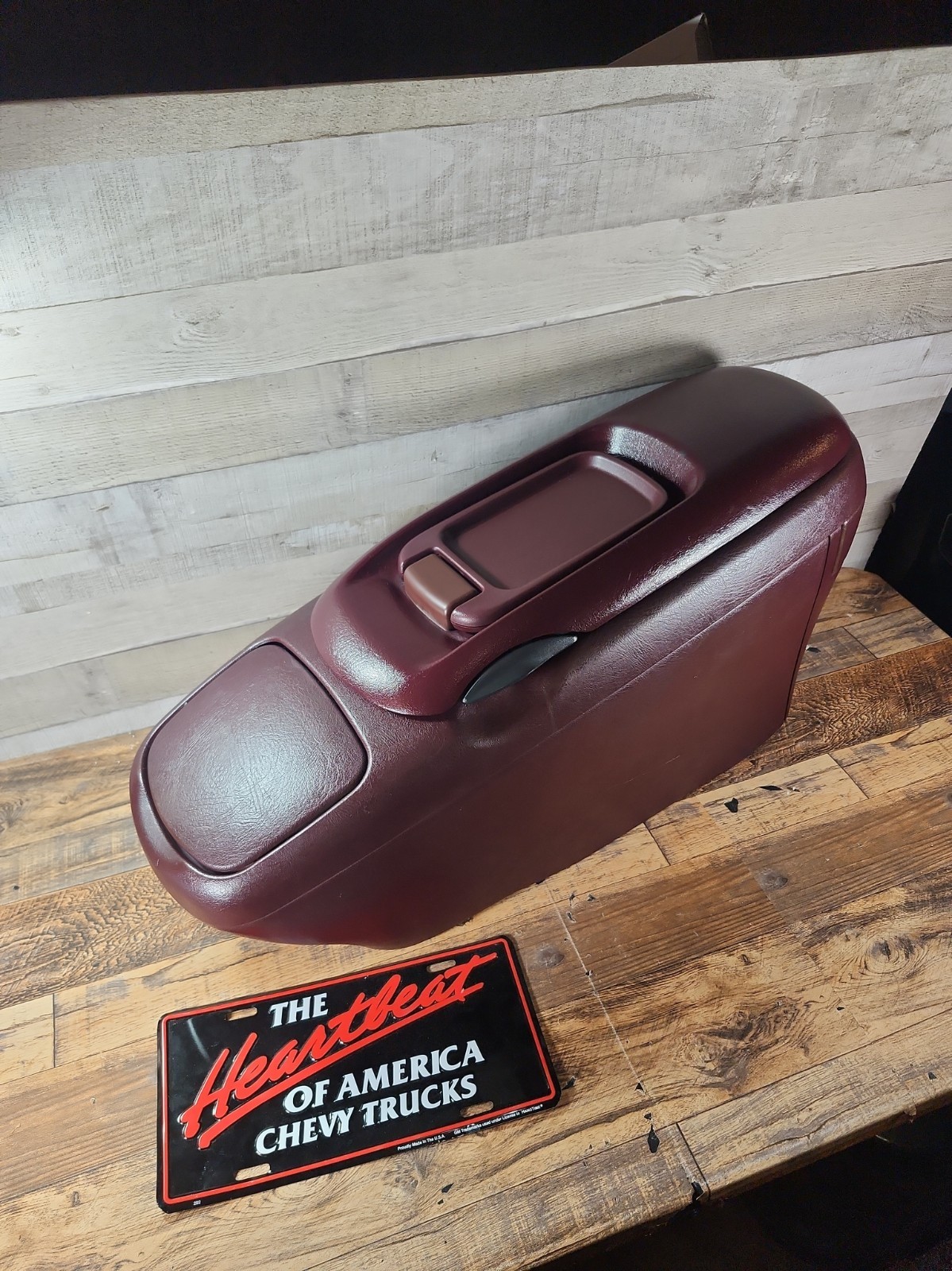95-99 Chevy GMC Silverado Suburban Tahoe Yukon Center Console Dark Red