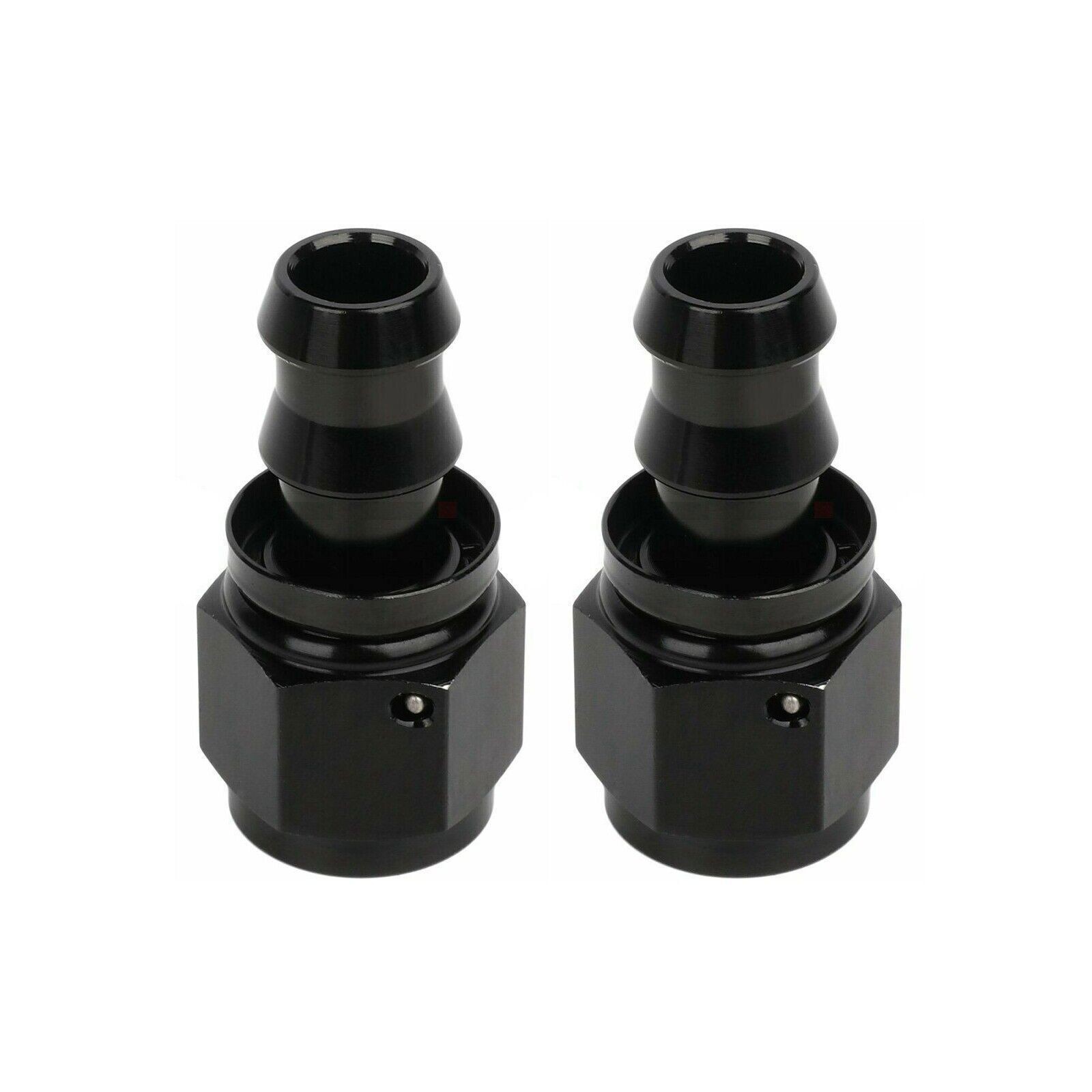 2/4/8PCS 4AN 6AN 8AN 10AN 12AN Push on Lock Hose Fitting End 0 45 90 180 Degree