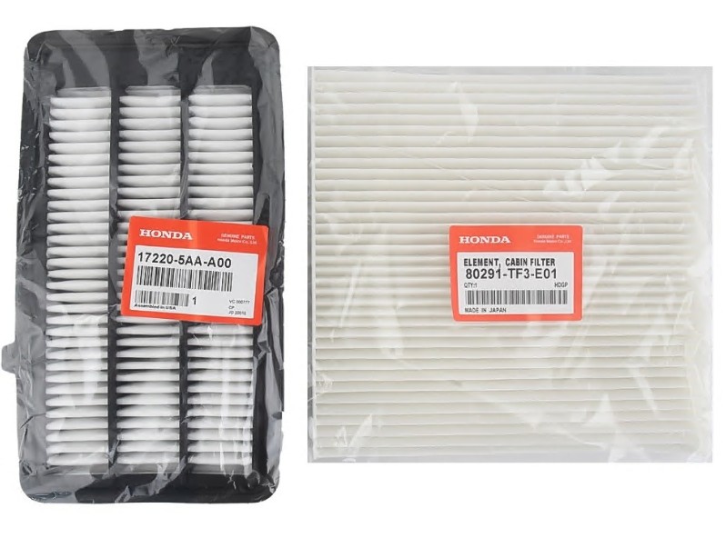 OEM HONDA CR-V CRV 2017-2022 AIR CABIN FILTER KIT  17220-5AA-A00 / 80291-TF3-E01