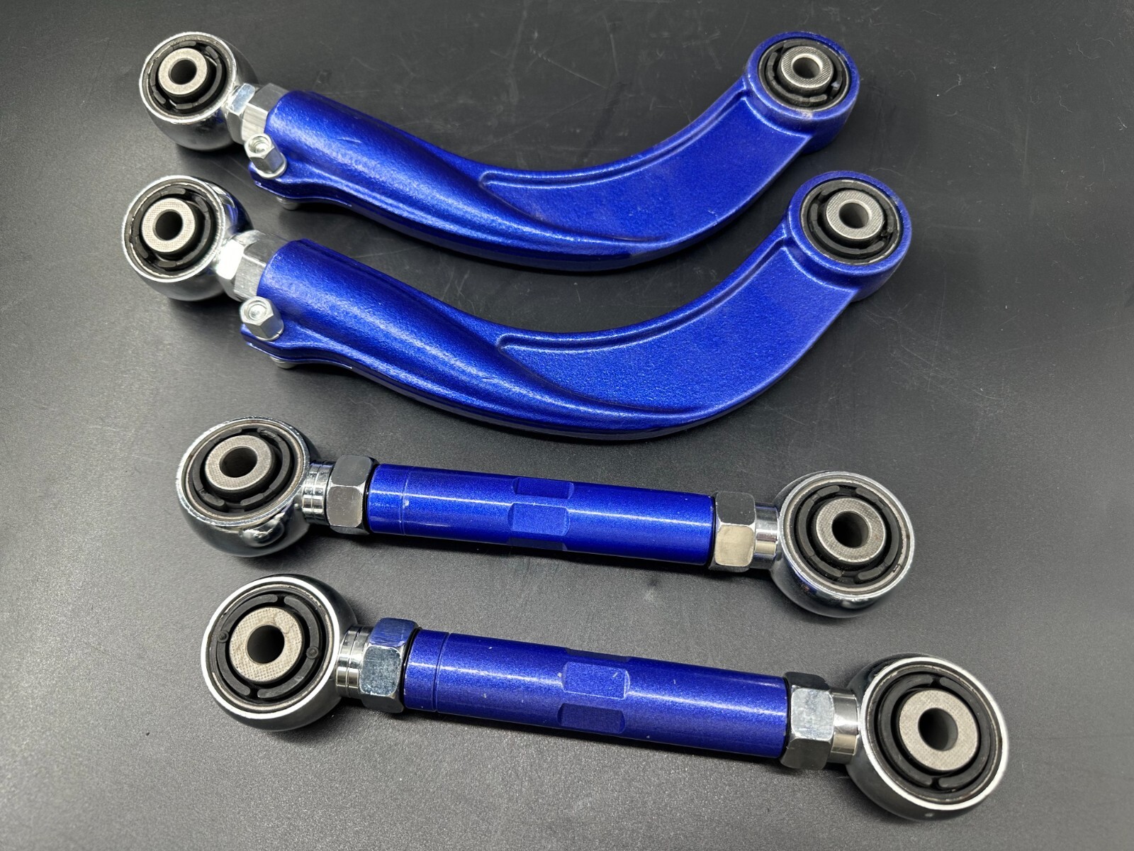 4pcs of Adjustable Rear Camber+Toe Arms for Ford Focus Escape Mazda 3 5 Volvo