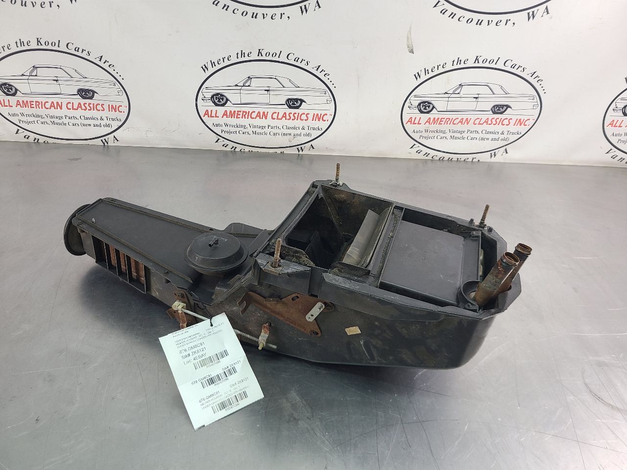 1991 Chevy Suburban A/C Under Dash Heater Housing Box Assembly, Loaded - OEM