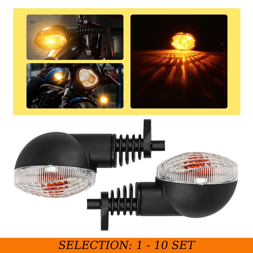 2-20PCS Clear Turn Signal Light Amber Front Rear for KAWASAKI KLX250SF 2009-2020