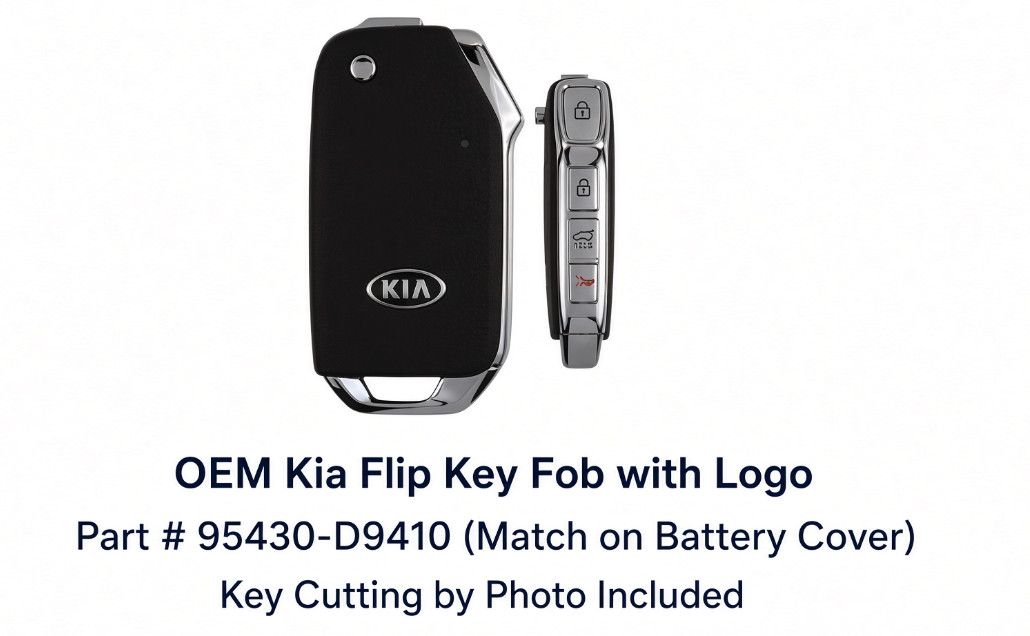 OEM Kia Sportage 2021-2022 Flip Key 95430-D9410 + Key Cutting by Photo