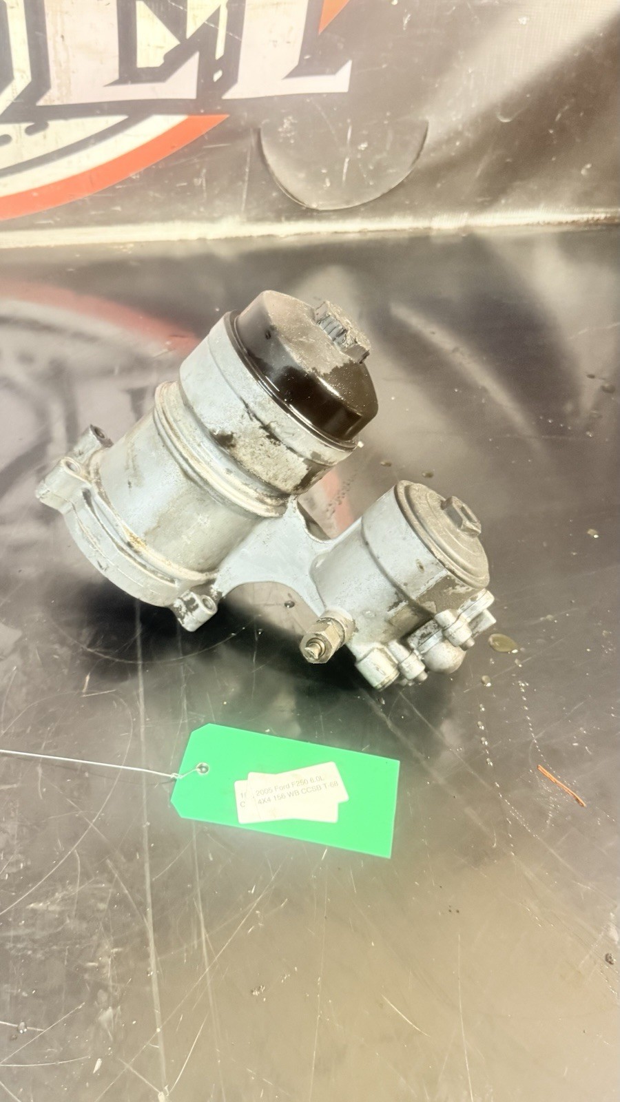 03-07 FORD F250 6.0L POWERSTROKE DIESEL ENGINE OIL / FUEL FILTER HOUSING OEM 03-07 FORD F250 6.0L POWERSTROKE DIESEL ENGINE OIL / FUEL FILTER HOUSING OEM