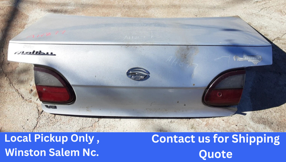 1997 - 2005 CHEVROLET MALIBU TRUNK HATCH TAILGATE COLOR : SILVER OEM, 170-01778