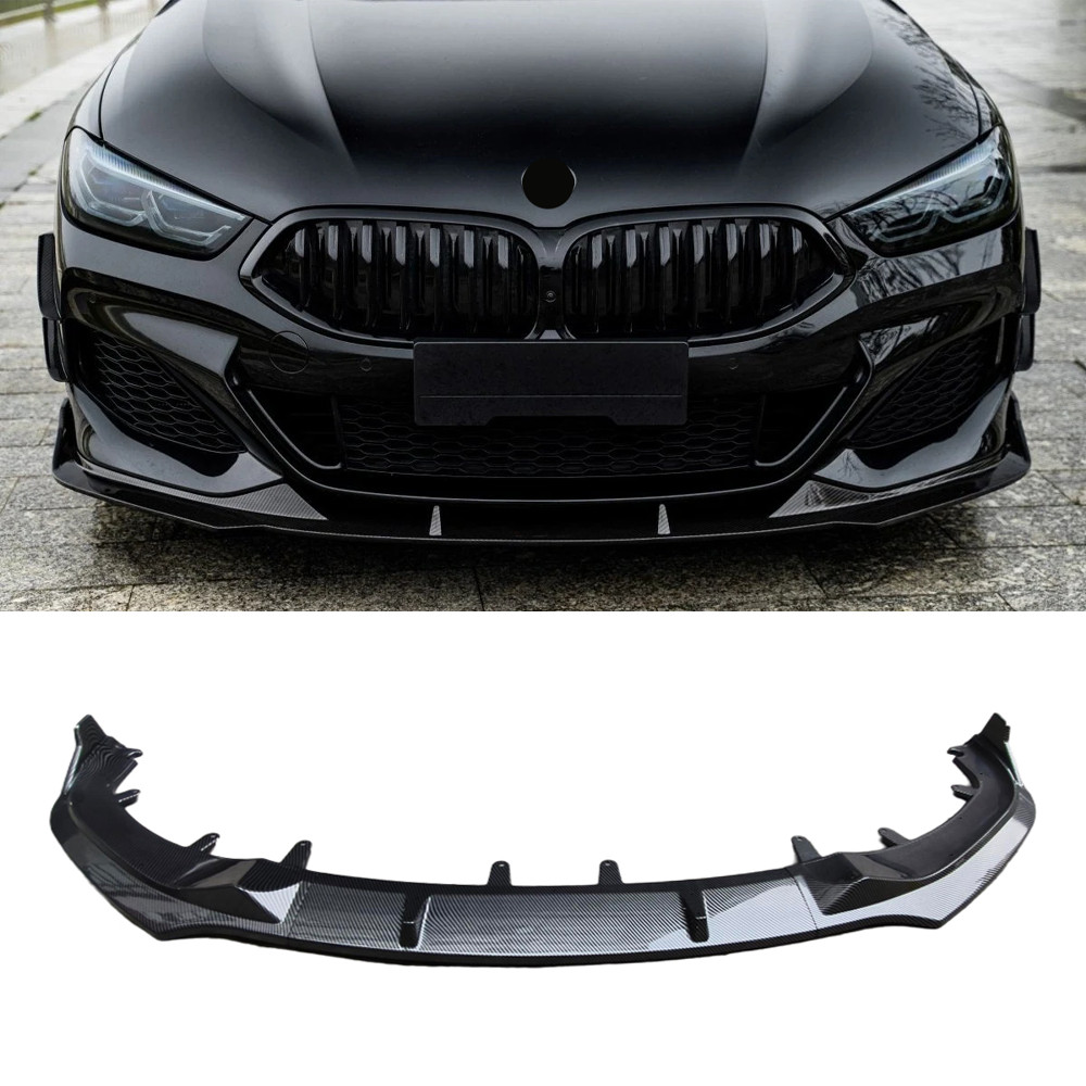 GT Style Carbon Painted Front Lip Spoiler For BMW G14 G15 G16 840i M850i 2019-26