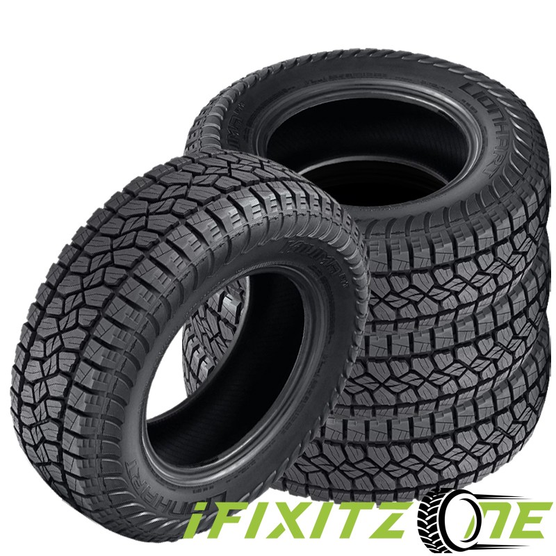 4 Lionhart Kilima A/T 225/65R17 102T Truck SUV All Terrain 50K Mileage 600AA