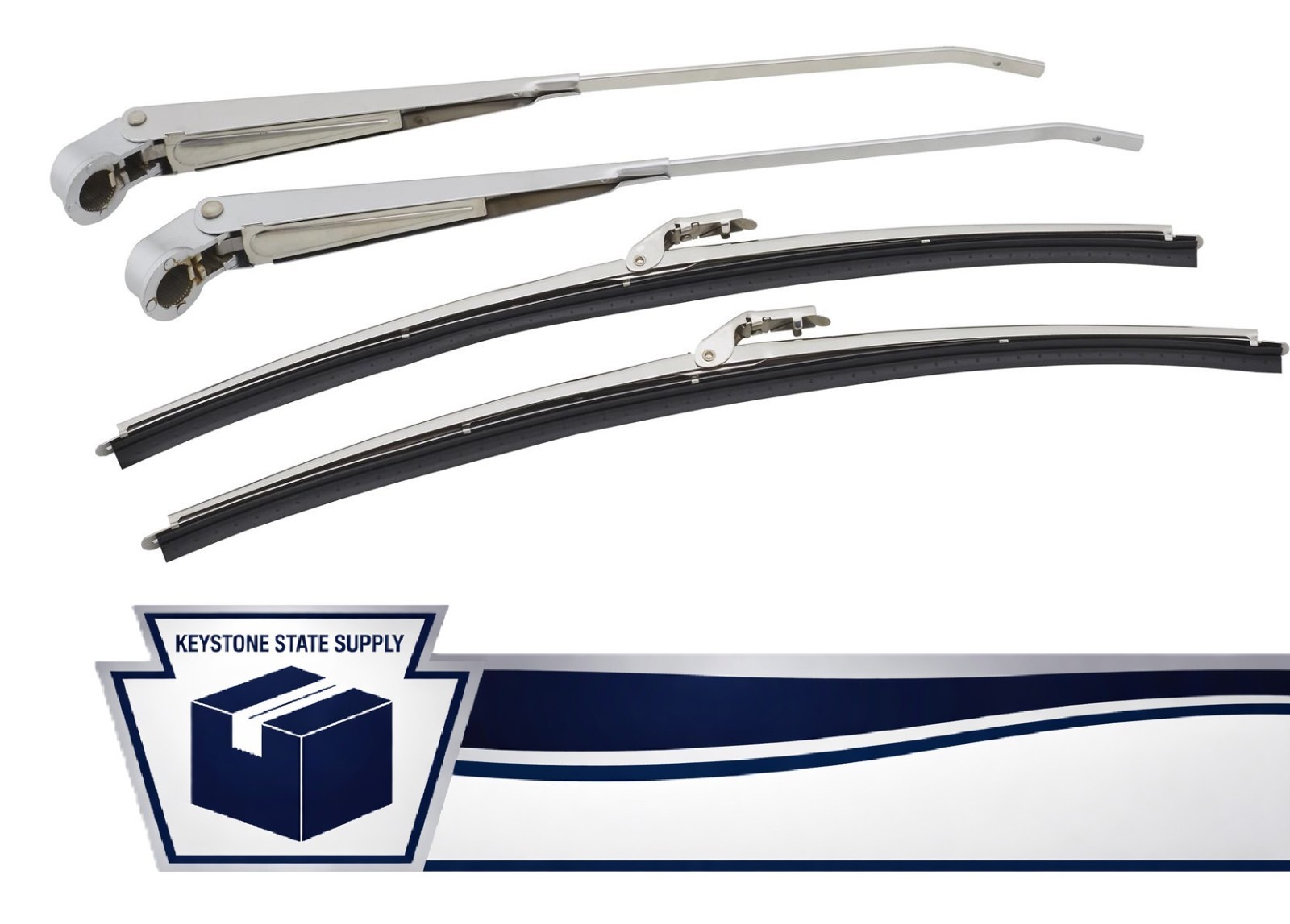 1964 1965 1966 1967 Pontiac LeMans Wiper Arm and Wiper Blade Set 1964 1965 1966 1967 Pontiac LeMans Wiper Arm and Wiper Blade Set