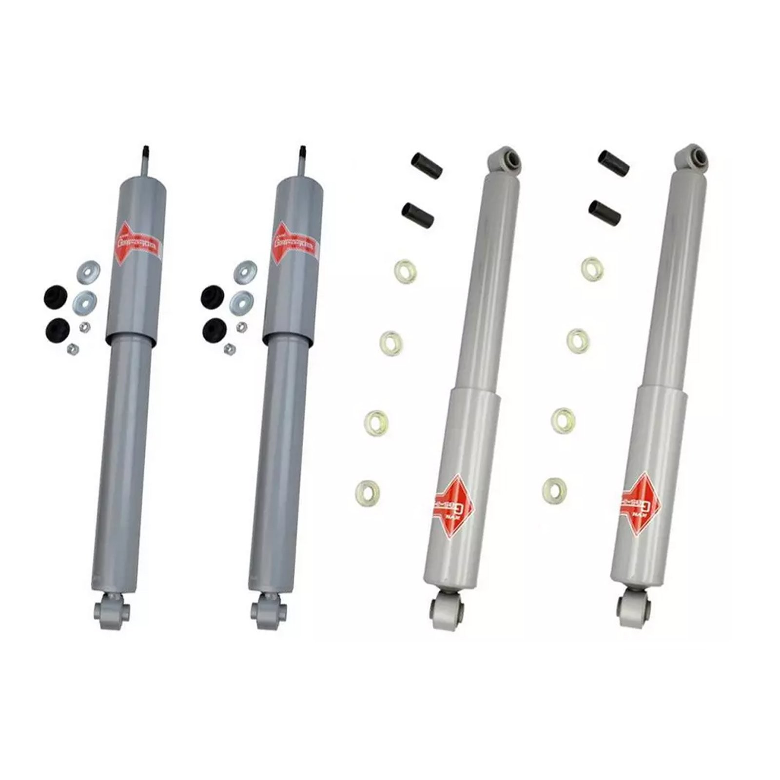 KYB Heavy Duty FRONT REAR Suspension SHOCKS Kit For 1965-69 FORD F100 F250 F350