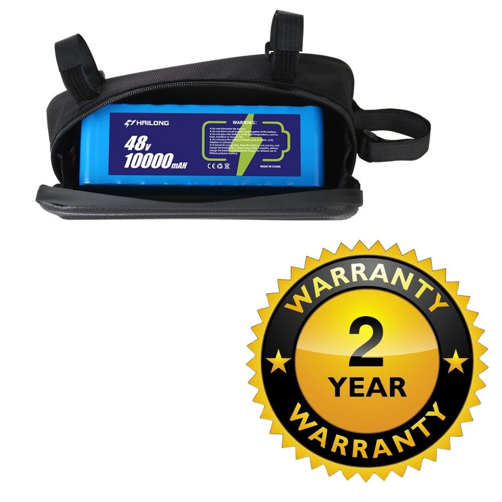 48V  Ebike Battery 10Ah 20W-1000W Electric Bike Lithium Battery & Bag