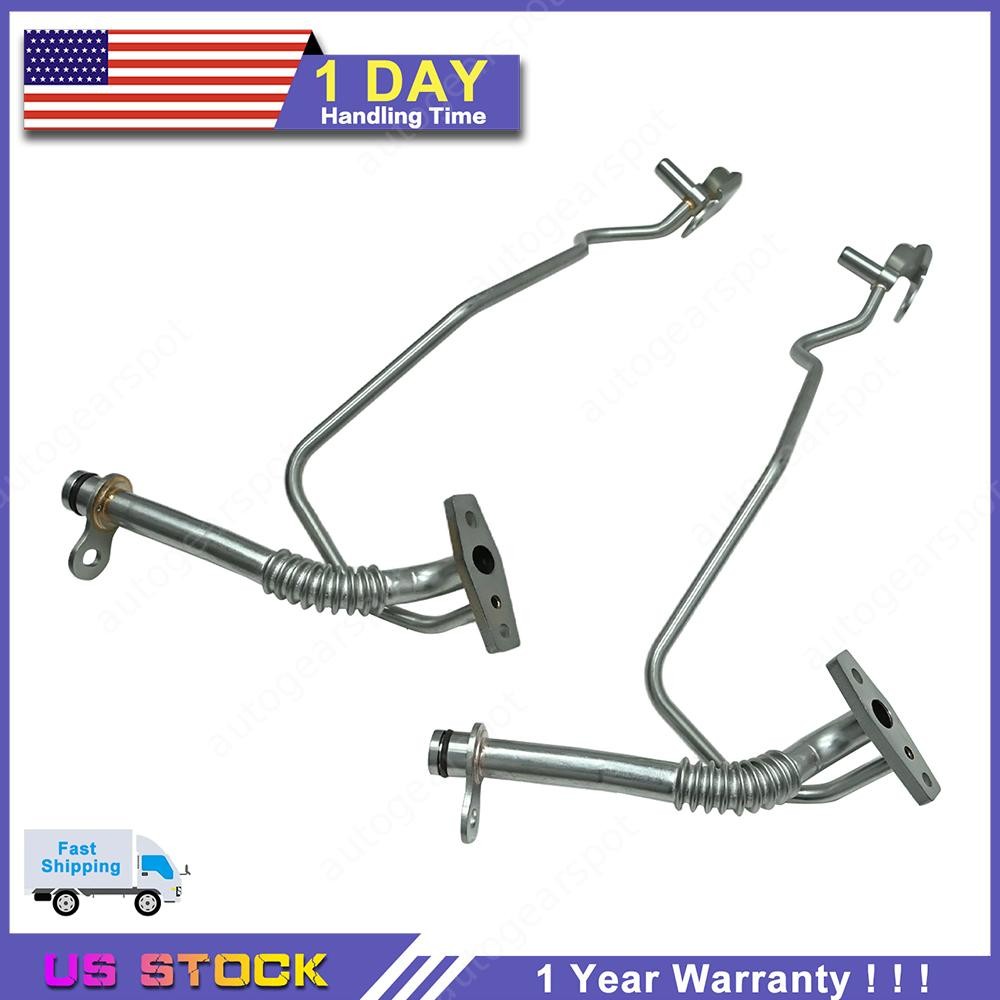 New Lower Turbocharger Oil Line Left & Right For Ford F-150 Expedition Transit