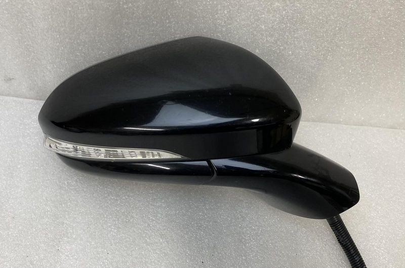 2015-2017 Ford Fusion Right Hand Side View Door Mirror Black Assembly OEM