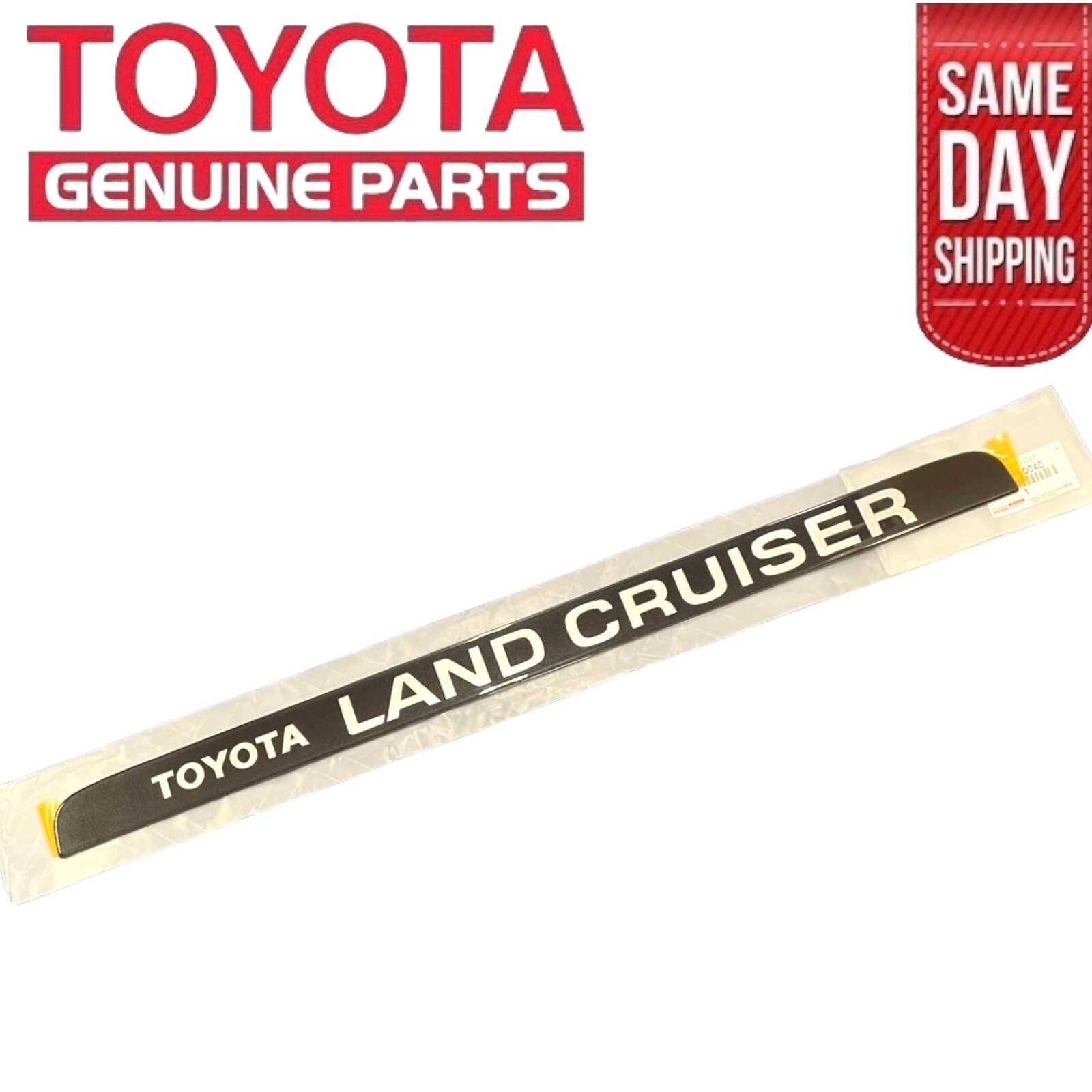 91 - 97 TOYOTA LAND CRUISER FZJ80 REAR BACK DOOR LIFTGATE EMBLEM BADGE OEM NEW 91 - 97 TOYOTA LAND CRUISER FZJ80 REAR BACK DOOR LIFTGATE EMBLEM BADGE OEM NEW