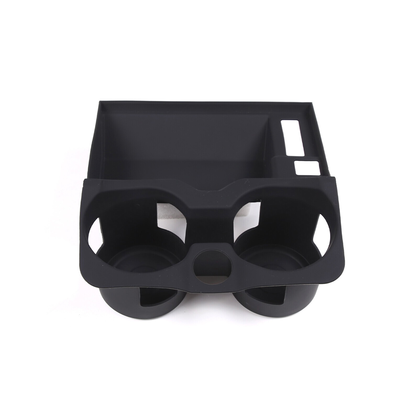 Black Center Cup Holder Insert Frame Mad Cover For BMW x3 ix3 x4 18-23