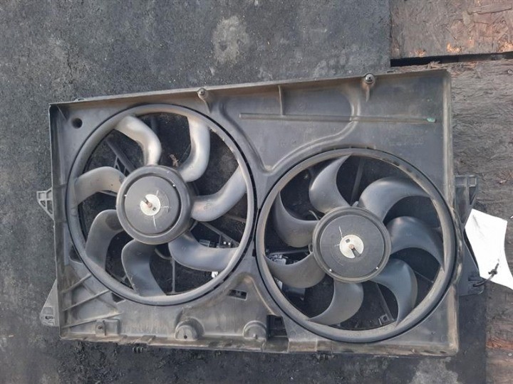 2010 - 2012 Lincoln MKS 3.5L Engine Cooling Fan Assembly Dual Fans Turbo OEM