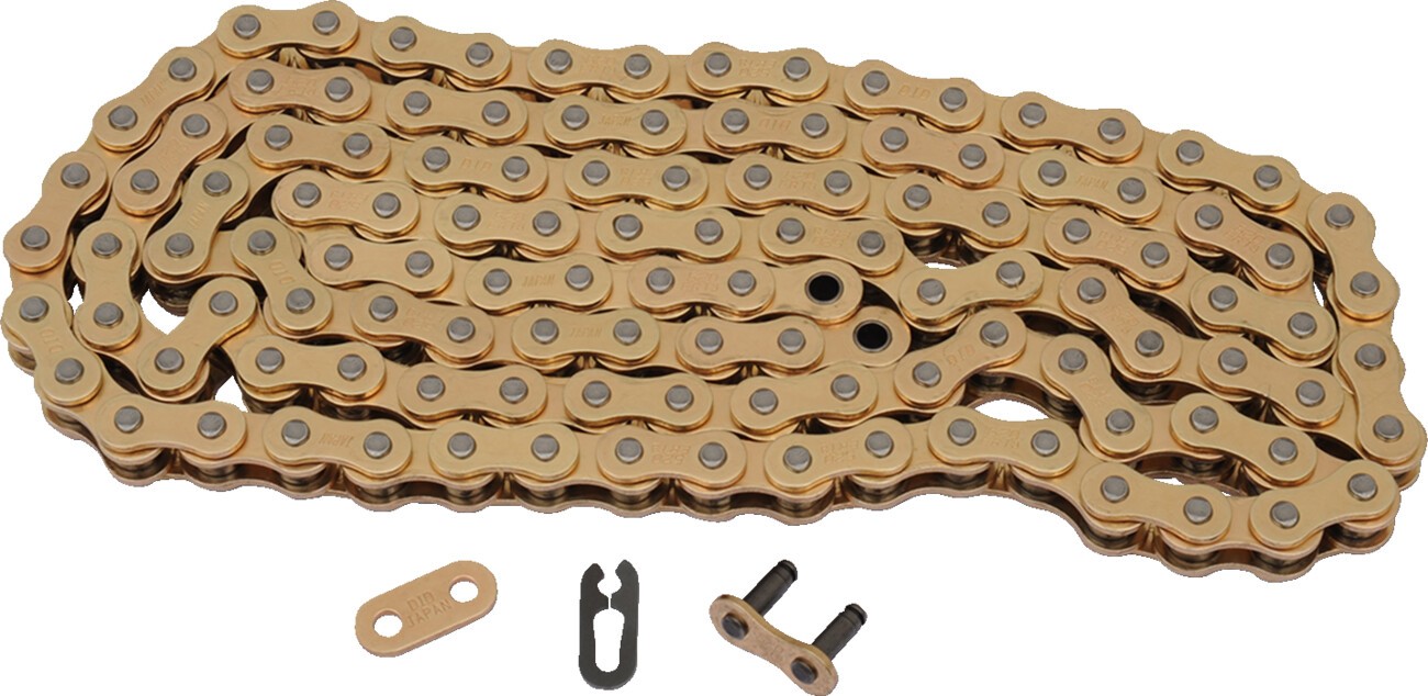 D.I.D 520 ERT3 Racing Chain 120 Links Gold Clip Link D.I.D 520 ERT3 Racing Chain 120 Links Gold Clip Link