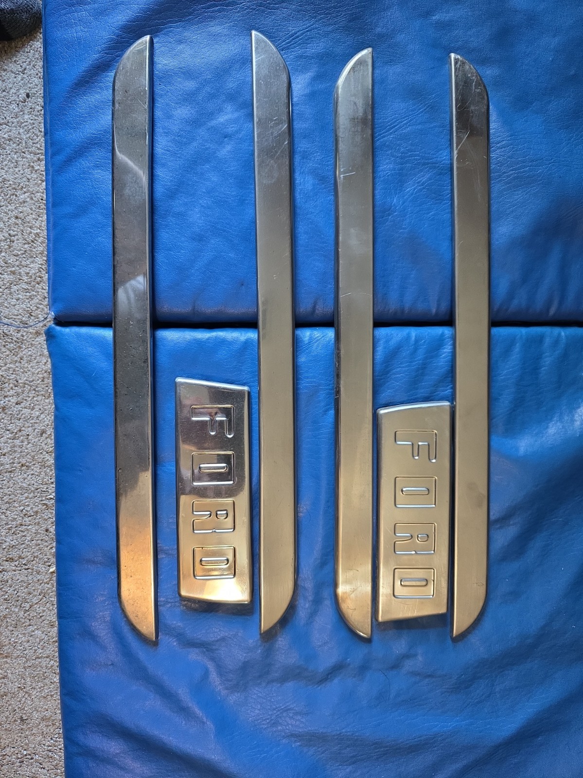 1948 to 1950 Ford F5 F6 COE hood trim oem 1948 to 1950 Ford F5 F6 COE hood trim oem