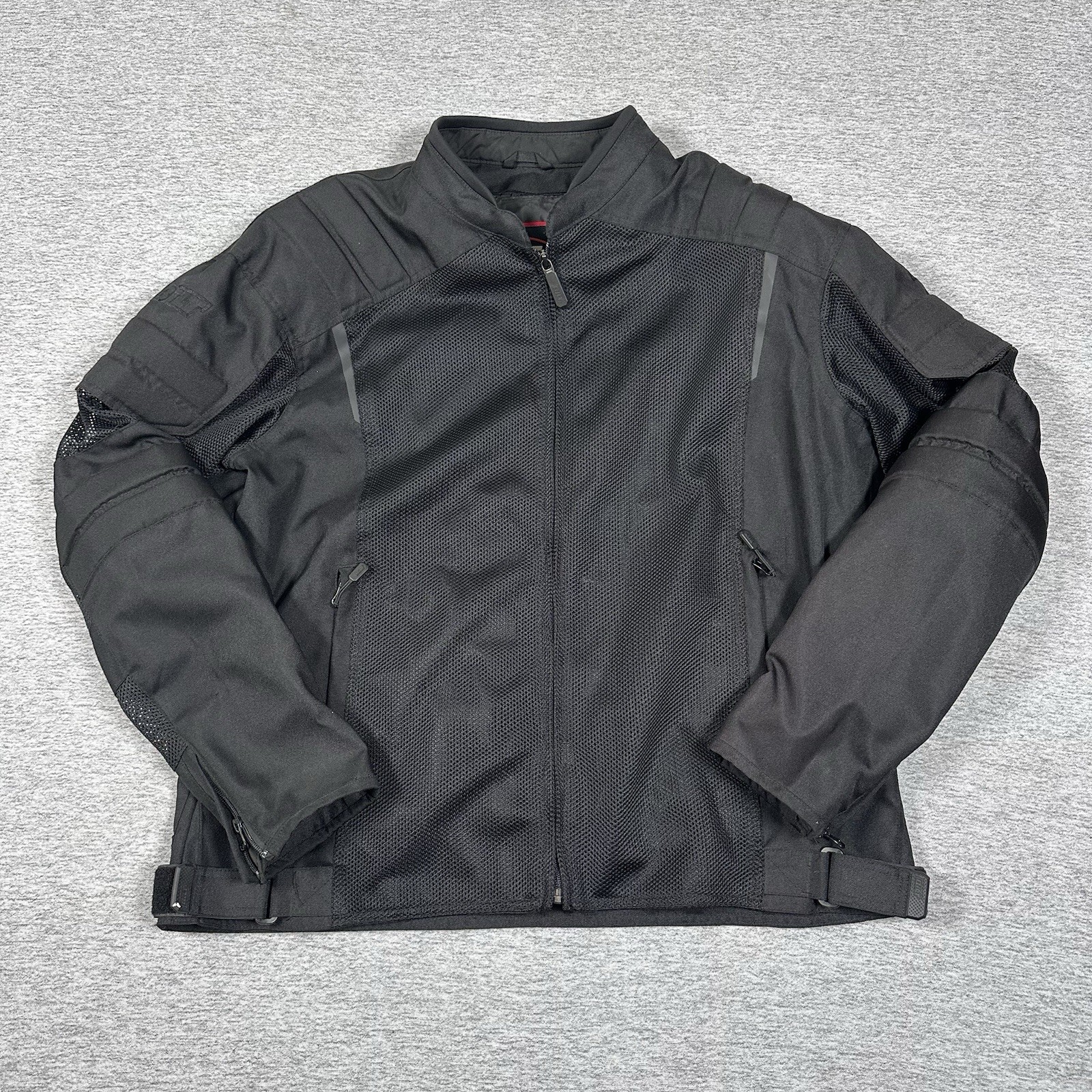 BILT Blaze 2 Mesh Motorcycle Jacket Mens 2XL Tall Armor Black Riding Protective
