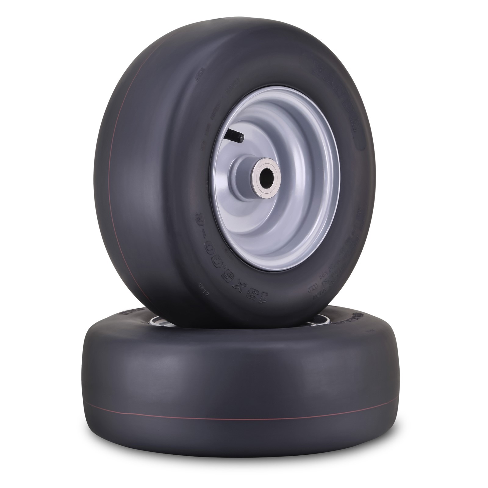 2 WANDA Lawn Mower Tire 13X5-6 w 3/4\ 2 WANDA Lawn Mower Tire 13X5-6 w 3/4\