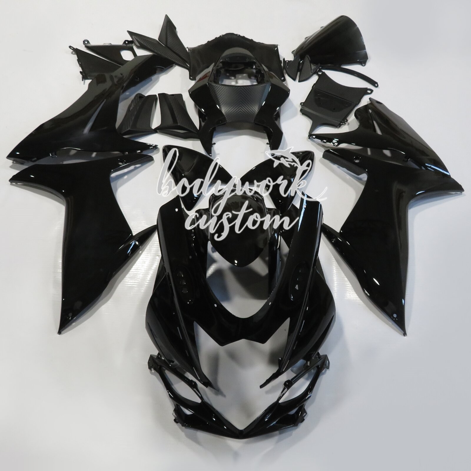 Glossy Black Fairing Kit For SUZUKI GSXR600/750 2011-2026 K11 ABS Injection Mold Glossy Black Fairing Kit For SUZUKI GSXR600/750 2011-2026 K11 ABS Injection Mold
