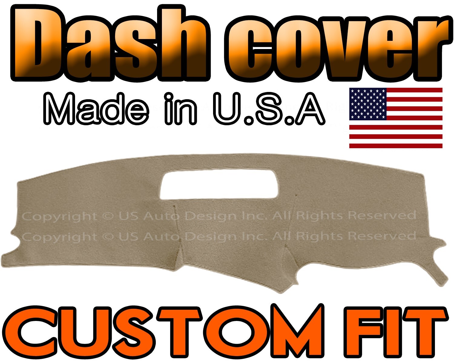 fits 1996-2003  GMC SAFARI  VAN  DASH COVER MAT DASHBOARD PAD  /  BEIGE
