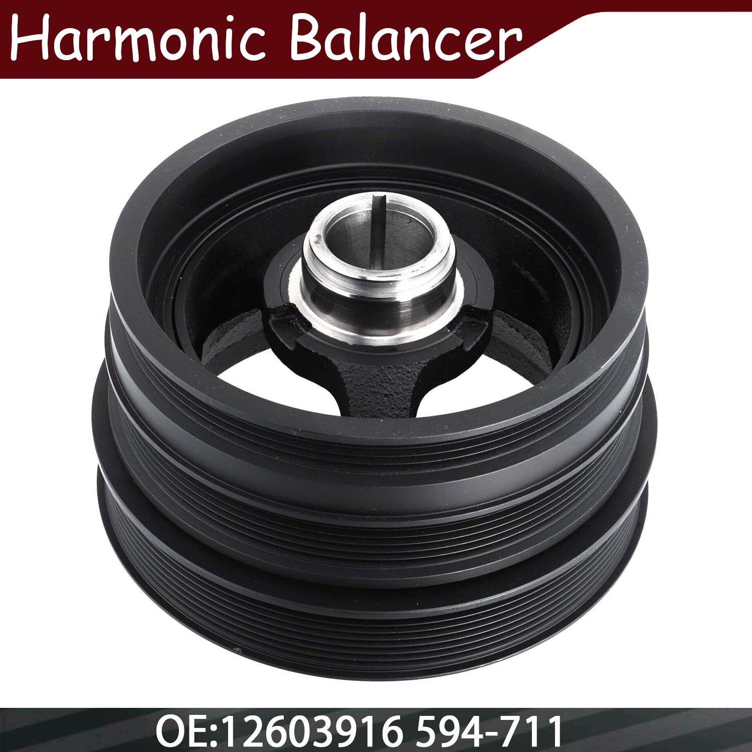 12674581 Harmonic Balancer for Cadillac CTS 11-15 Chevrolet Camaro 12-15 V8 6.2L
