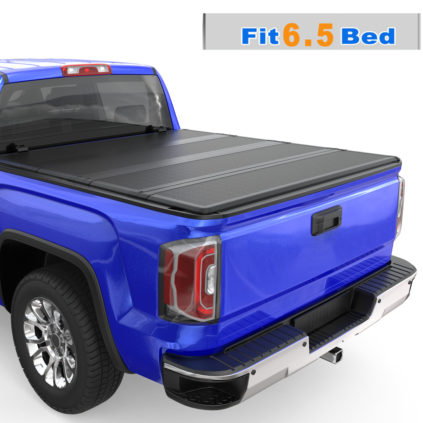 6.5FT 4-Fold Hard Tonneau Cover Fiberglass For 2000-2006 Toyota Tundra Truck Bed