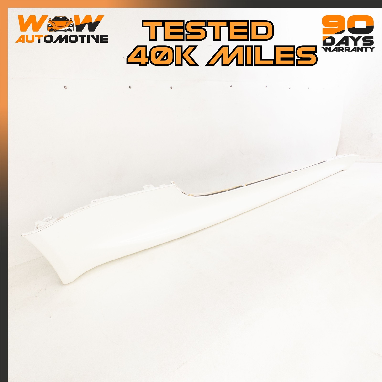 06-16 ASTON MARTIN V8 S VANTAGE RIGHT ROCKER PANEL MOULDING SILL WHITE OEM 06-16 ASTON MARTIN V8 S VANTAGE RIGHT ROCKER PANEL MOULDING SILL WHITE OEM