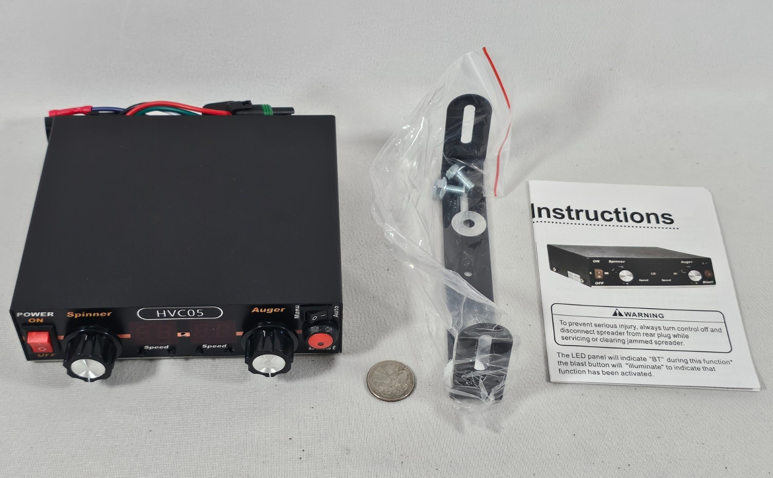 Electric-Hydraulic Salt Spreader Speed Controller For SaltDogg SAM HV715EP