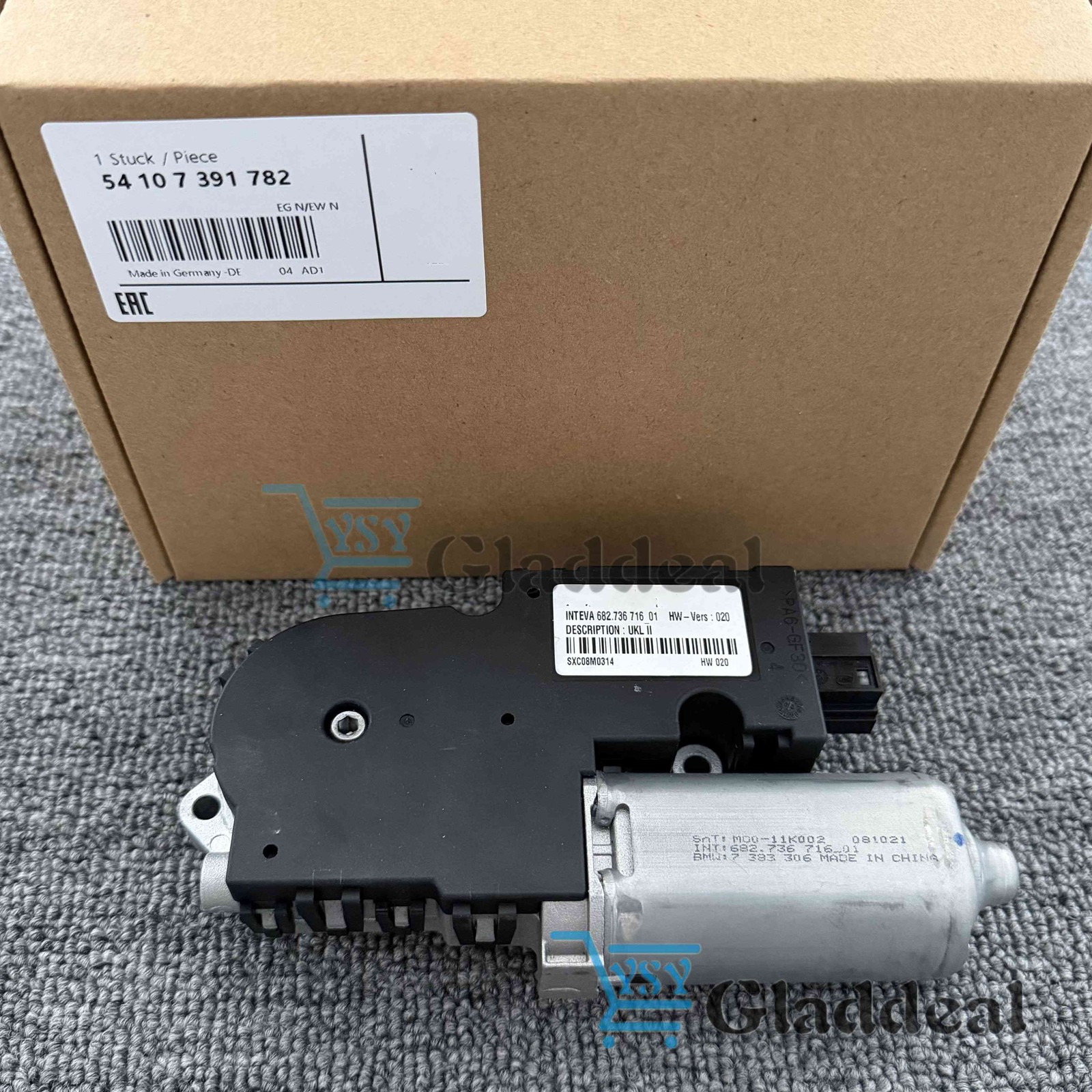 New Panoramic Sunroof Motor For BMW X1 F48 2 Series F45 F46 54107391782