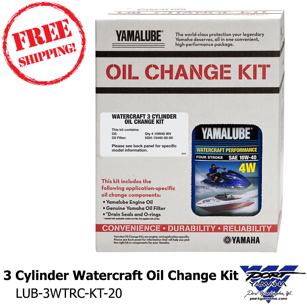 Yamaha Watercraft 3 Cylinder Oil Change Kit - VX EX EXR V1 SuperJet JetBlaster Yamaha Watercraft 3 Cylinder Oil Change Kit - VX EX EXR V1 SuperJet JetBlaster